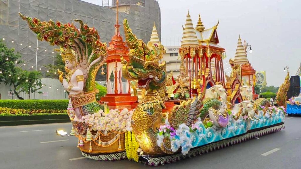 Parade Float - Festivals in Thailand