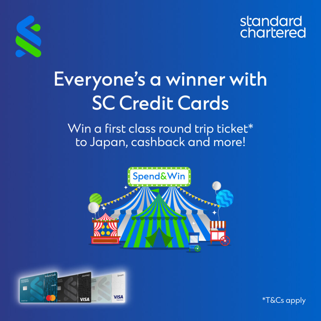 Everyone's a winnner with SC Credit Cards