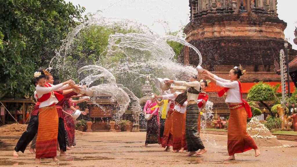 People in Traditional Thai Costume - Guide to Songkran