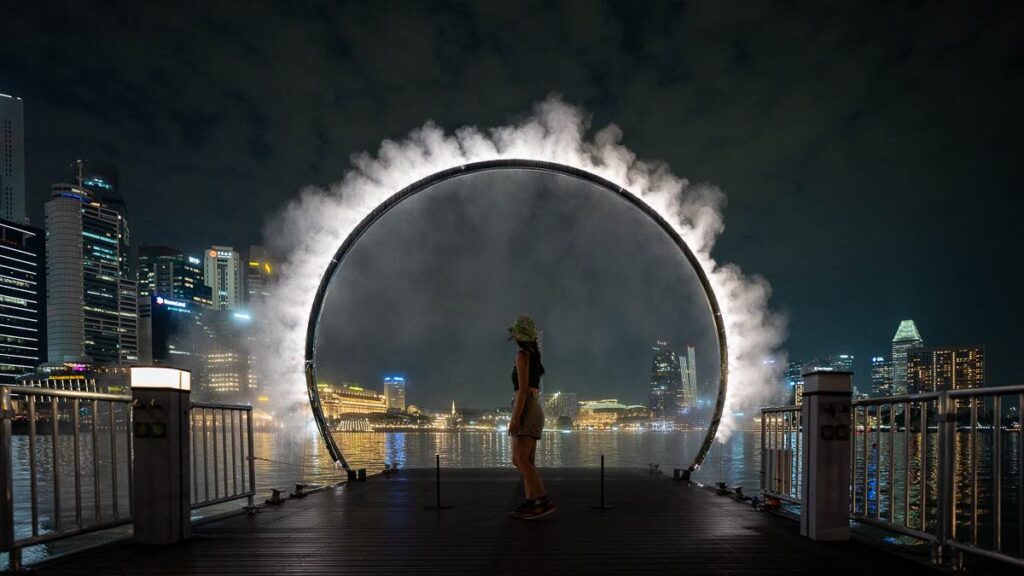 i light installation Marina Bay area - Things to do in Singapore June 2024