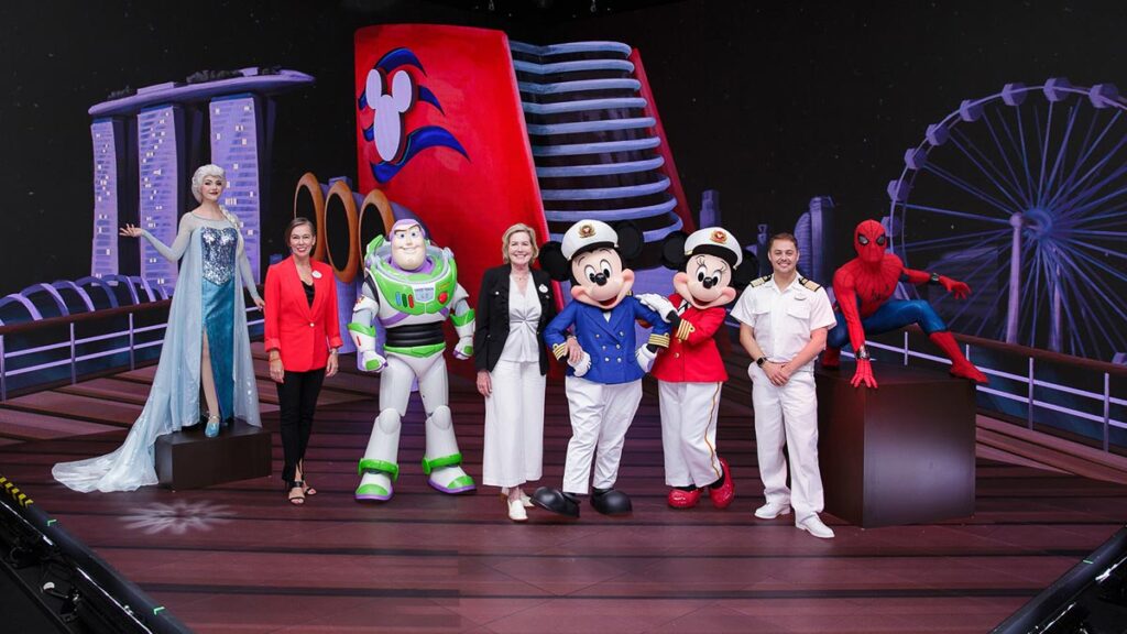 Disney Adventure Cruise Characters - Disney Cruise from Singapore