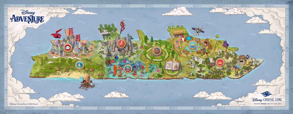 Disney Adventure Cruise Map - Disney Cruise from Singapore