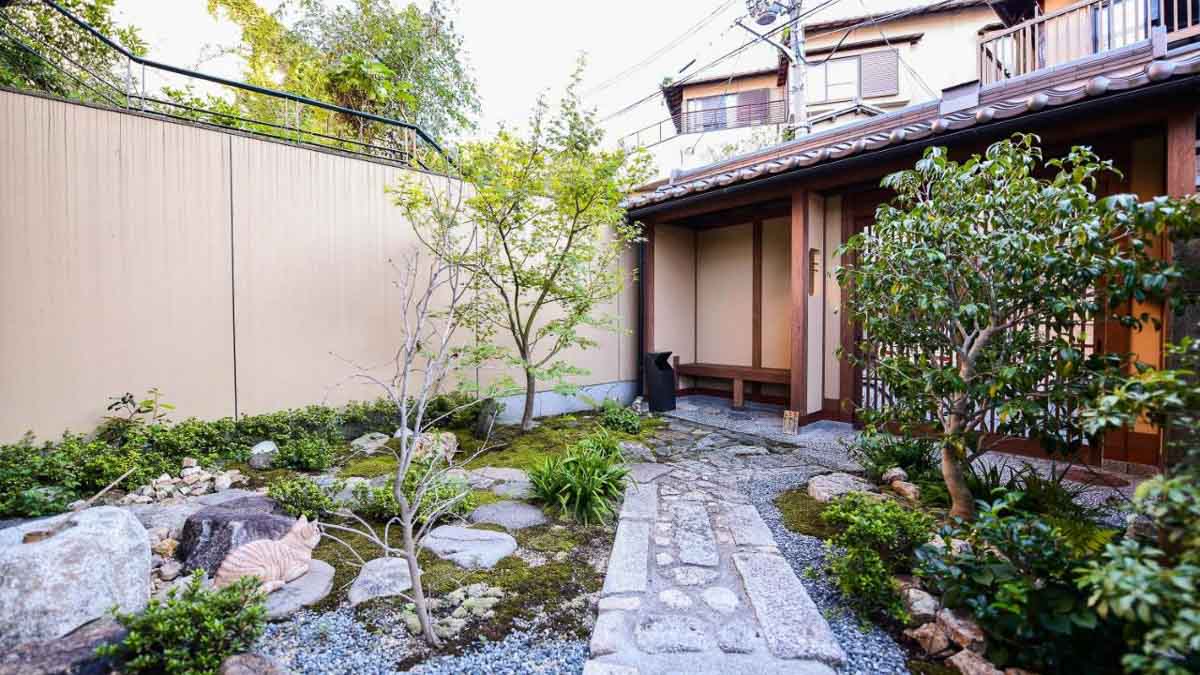 Kyo no Yado Ssangen Ninenzaka - Garden - Best Ryokans in Kyoto