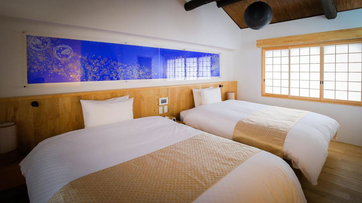 Kyonoyado Gekkoan - Bedroom West Luxury Suite - Ryokans in Kyoto