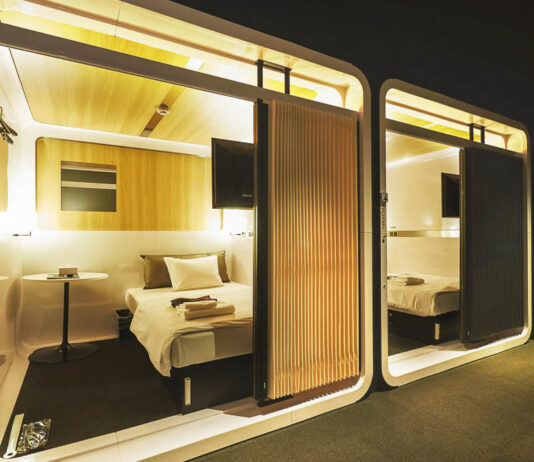 7 Unique Osaka Capsule Hotels for Solo Travellers (From ~S$23/night) First Cabin Nishi Umeda First Class Cabin Space - Osaka Capsule Hotels