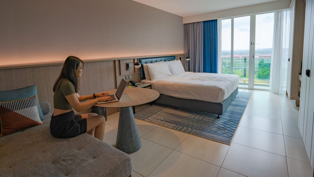 Girl Working in Four Points by Sheraton Desaru Room - Things to do in JB