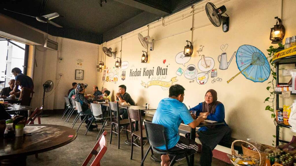 Interior of Kedai Kopi Otai