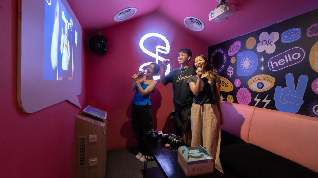 People Singing in Singcube Karaoke Room - Things to do in Skudai