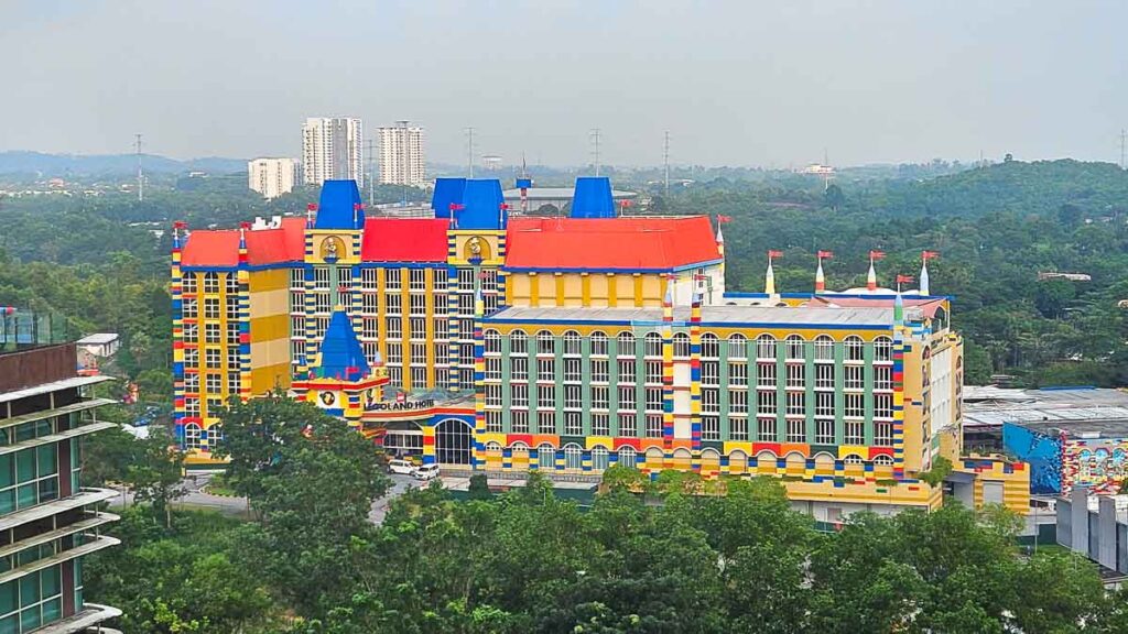 View of Legoland from Somerset Medini Hotel - Where to Stay in Iskandar Puteri