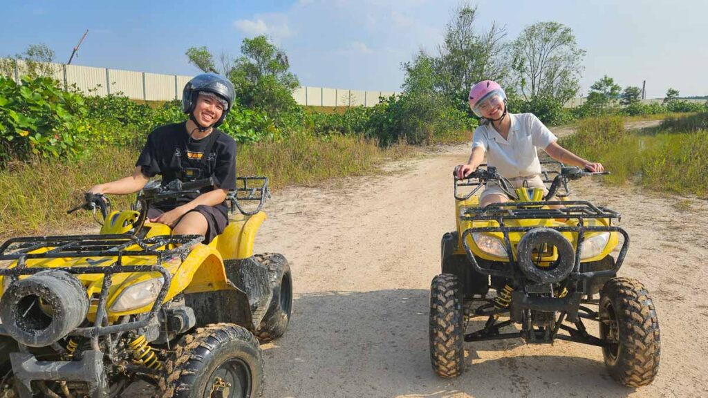 Friends Riding an ATV - Things to do in Iskandar Puteri