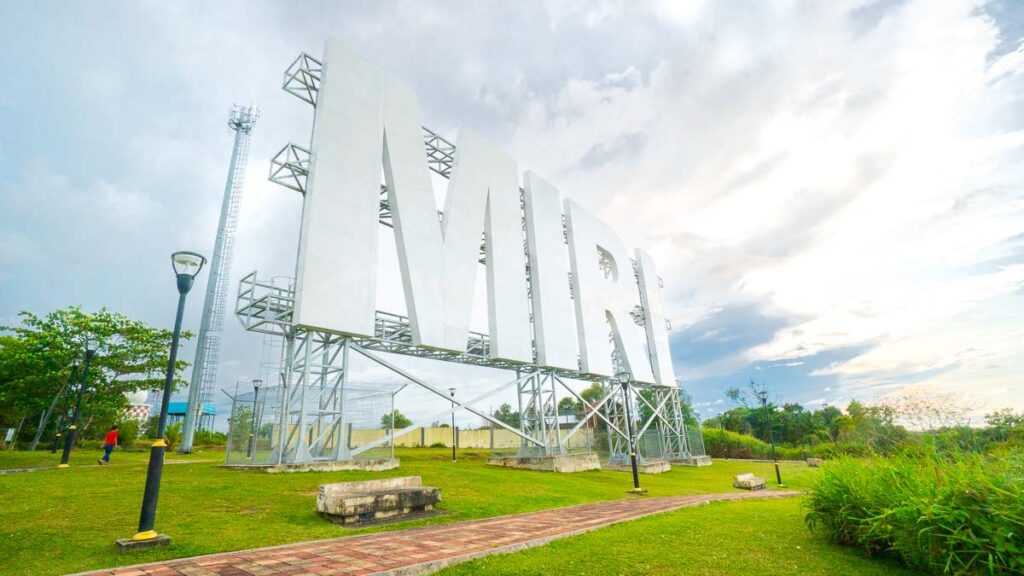 Miri sign on Canada Hill - Things to do in Miri