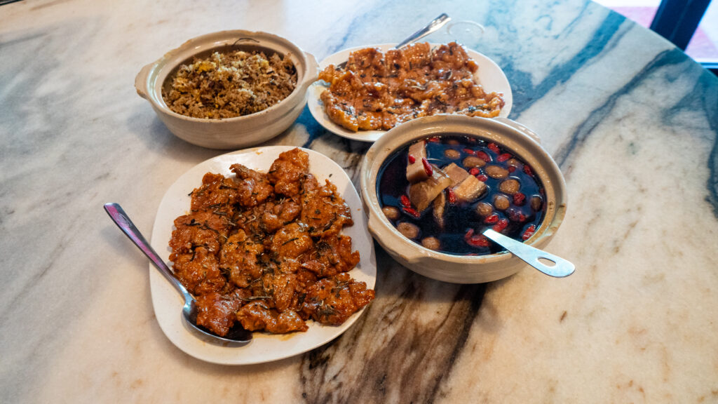 Dishes in The Vintage Tea House - Things to eat in Miri