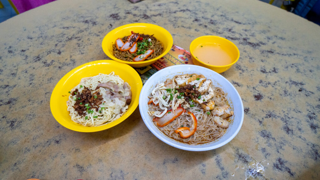 Kampua mee at Meng Chien Cafe - Things to eat in Sibu