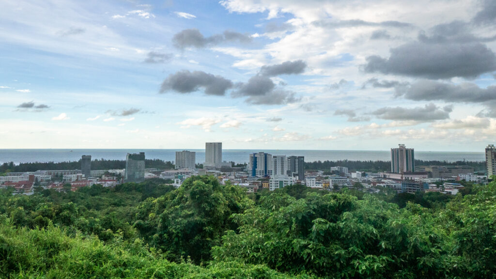 Bird's eye view of Miri City on Canada Hill - Things to do in Miri