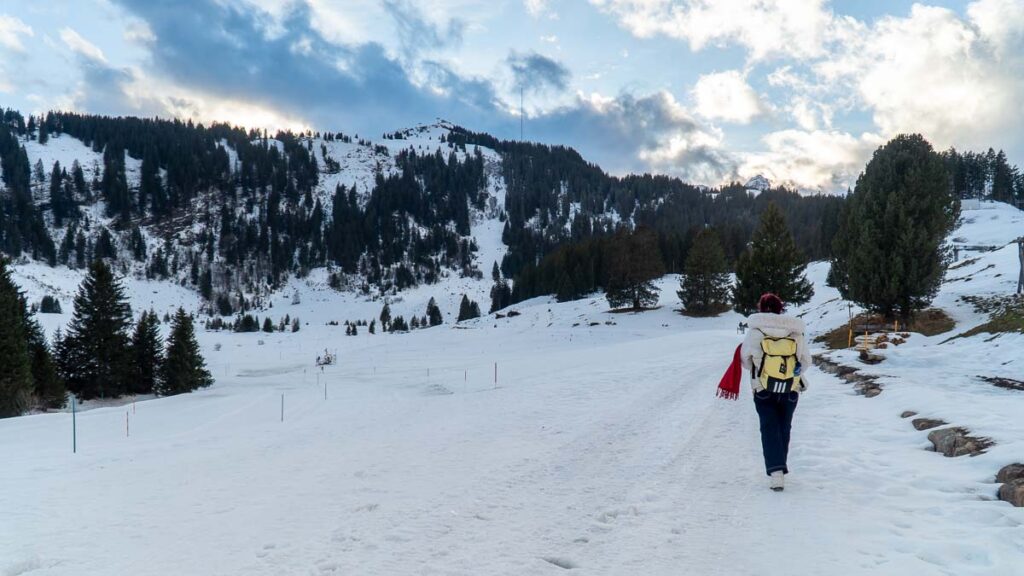 Madilsrundweg trail in Flumserberg - Daytrips from Zurich