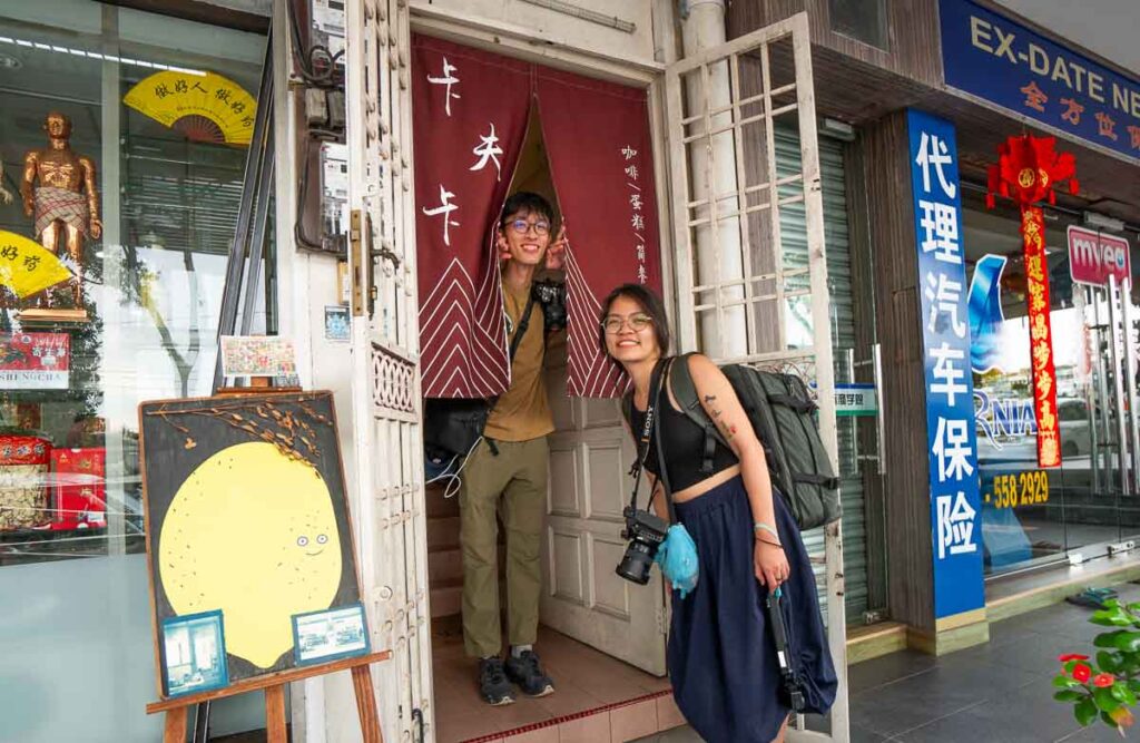 Kafuka Cafe entrance - Things to eat in Skudai