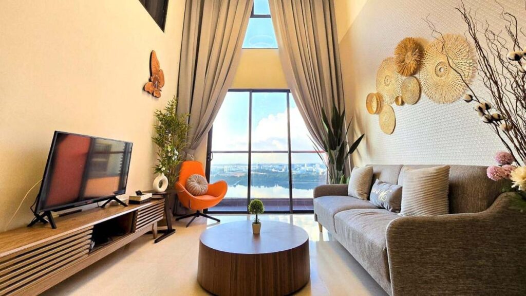 Loft Suite Seaview JB CIQ - Living Room - Family Friendly Things to Do in JB