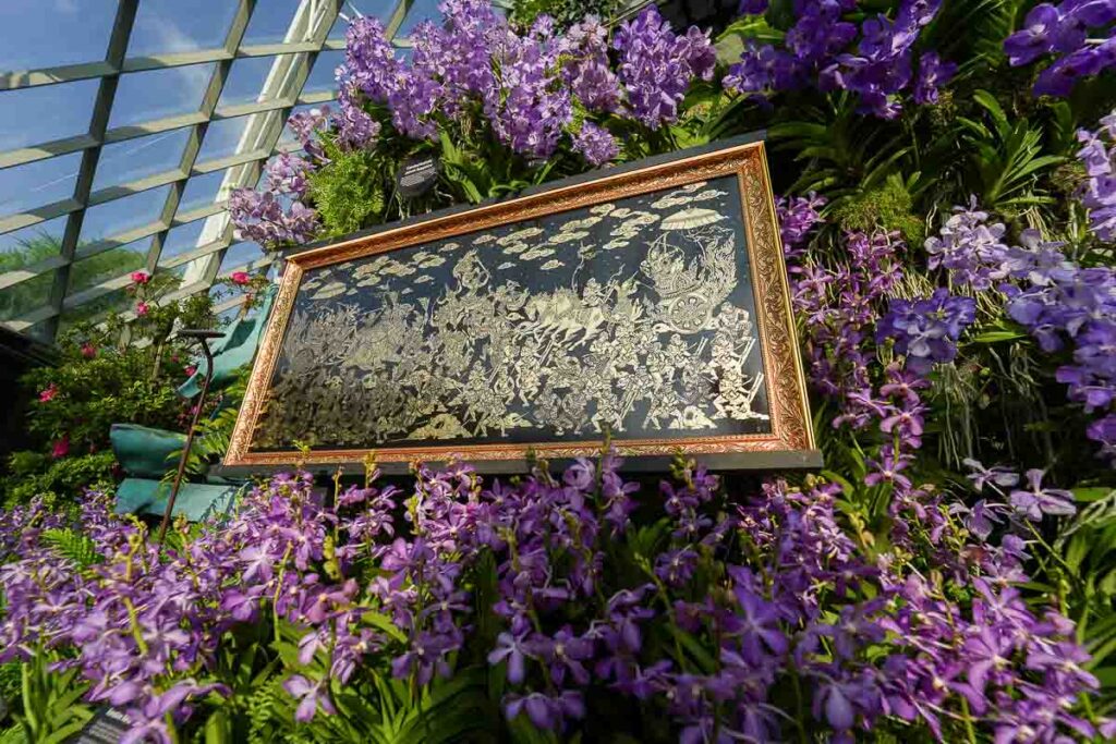 Orchids from Thailand display in Cloud Forest GBTB New Things to Do in Singapore March 2025