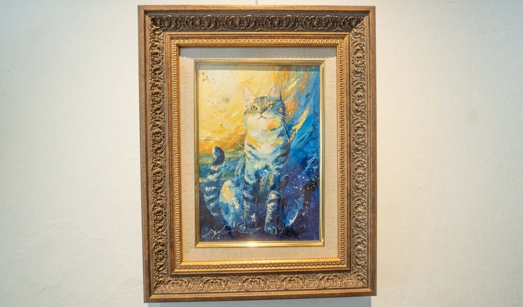 Art portrait in Senso Art Gallery - Things to see in Jalan Tan Hiok Nee