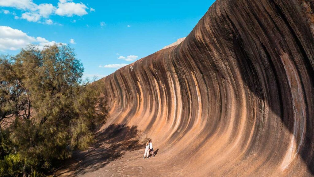 People at Wave Rock - Western Australia Bucket List