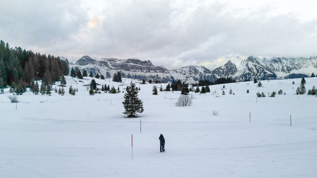 Drone of Alp Tannenboden - Things to do in Flumserberg