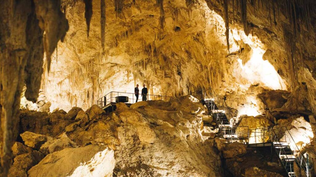 People in Mammoth Cave - Western Australia Bucket List
