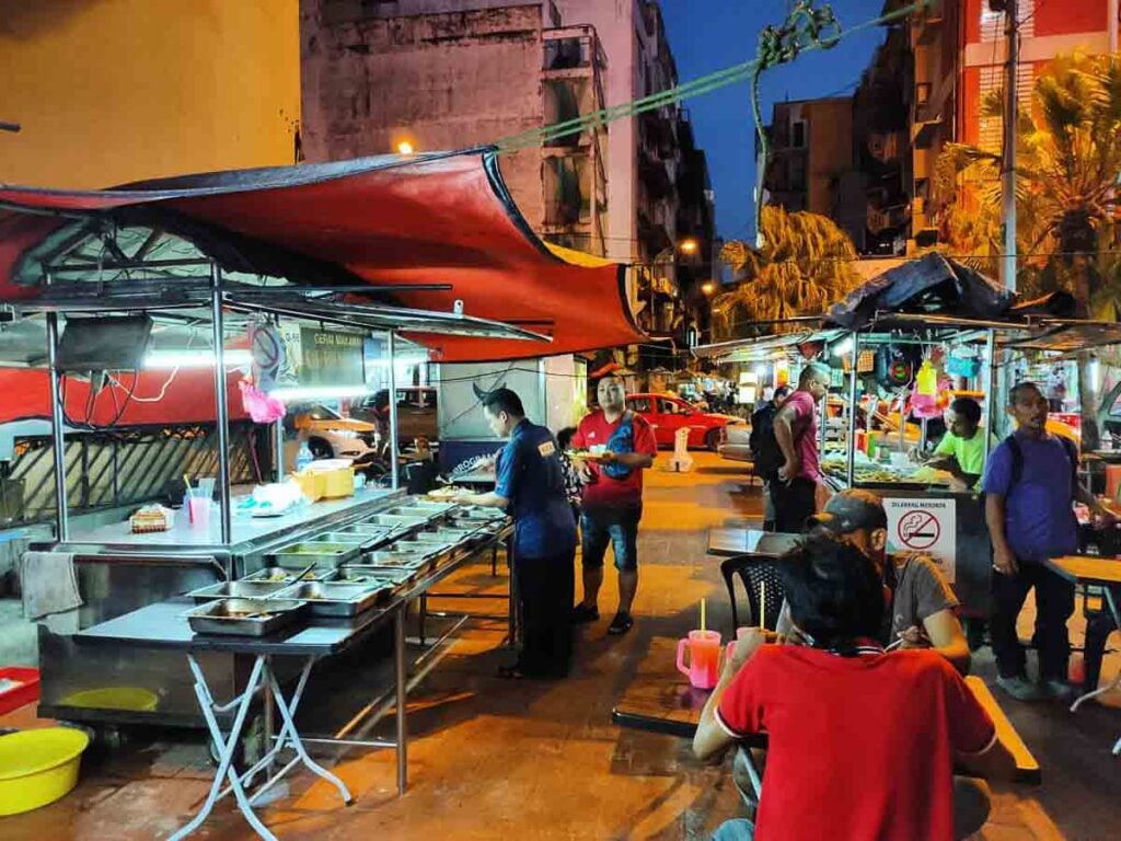 Meldrum Walk Street Food at night - Things to do in Jalan Wong Ah Fook