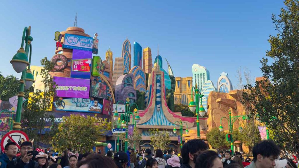 Zootopia skyline - Shanghai Disneyland