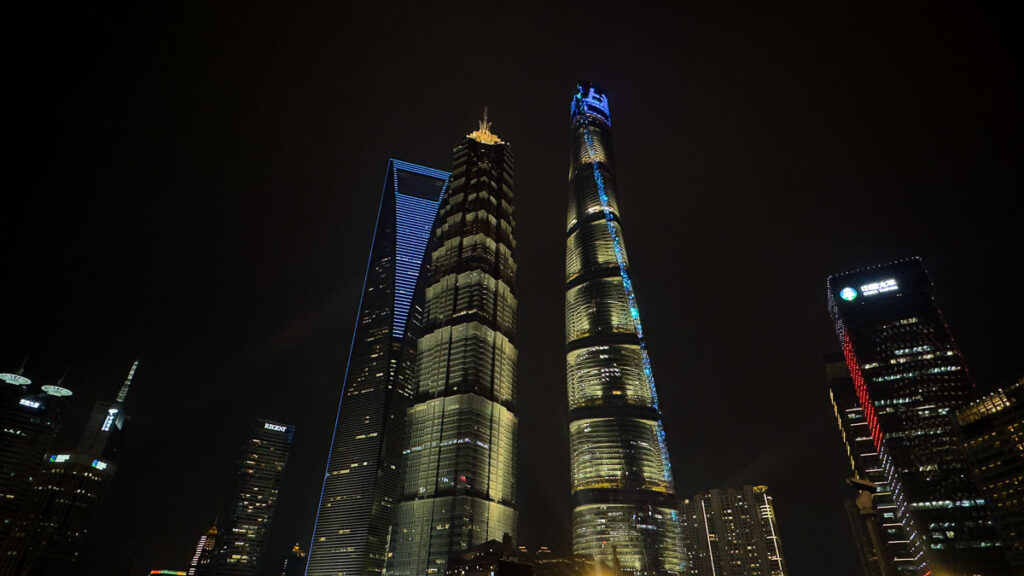 Lujiazui at night - Shanghai toursist spots