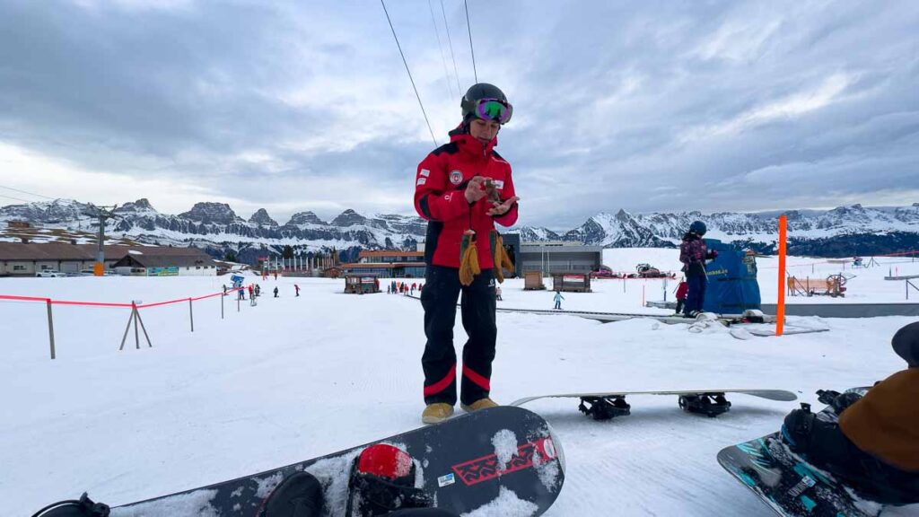 Snowboarding in Flumserberg - Winter activities in Zurich