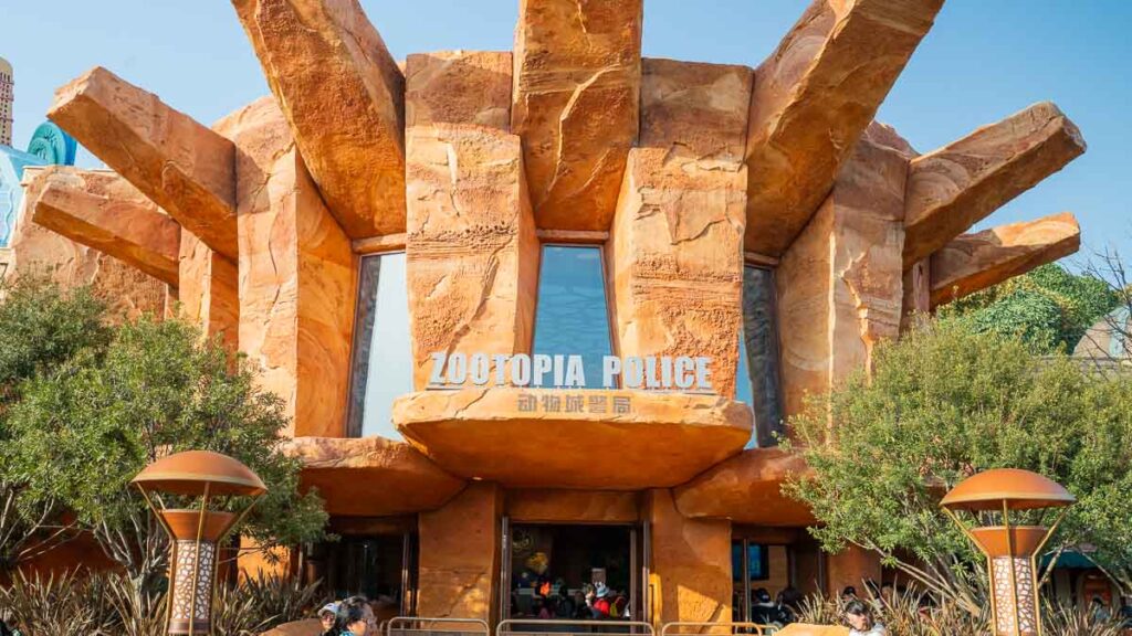 Zootopia Police Station - Shanghai Disneyland