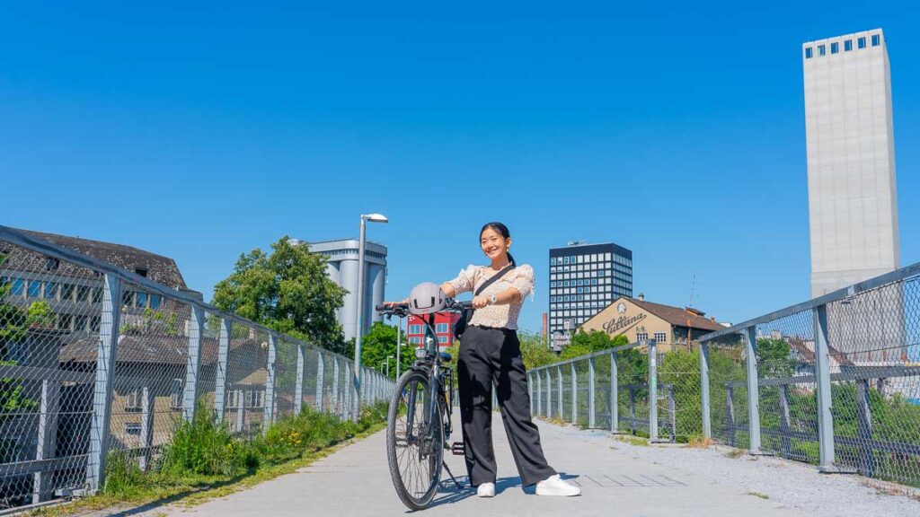 Taukee with her e-bike - Things To Do In Zurich