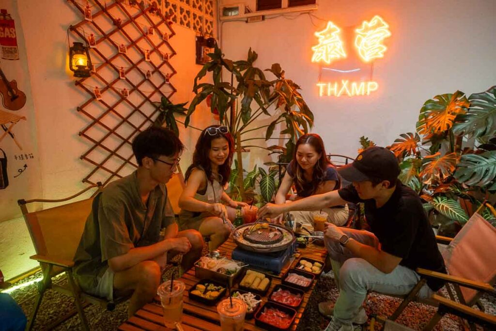 Thamp Mookata with friends KSL Food