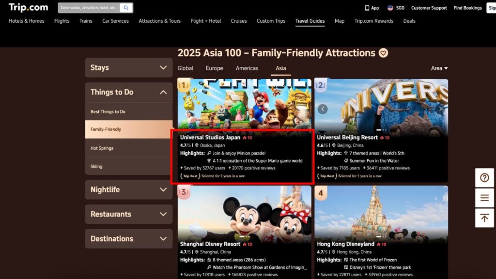 Trip.Best - Family-Friendly Attractions - Travel AI Planning Tool