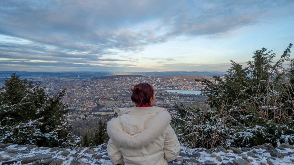 Uetilberg lookout - Zurich Winter Itinerary
