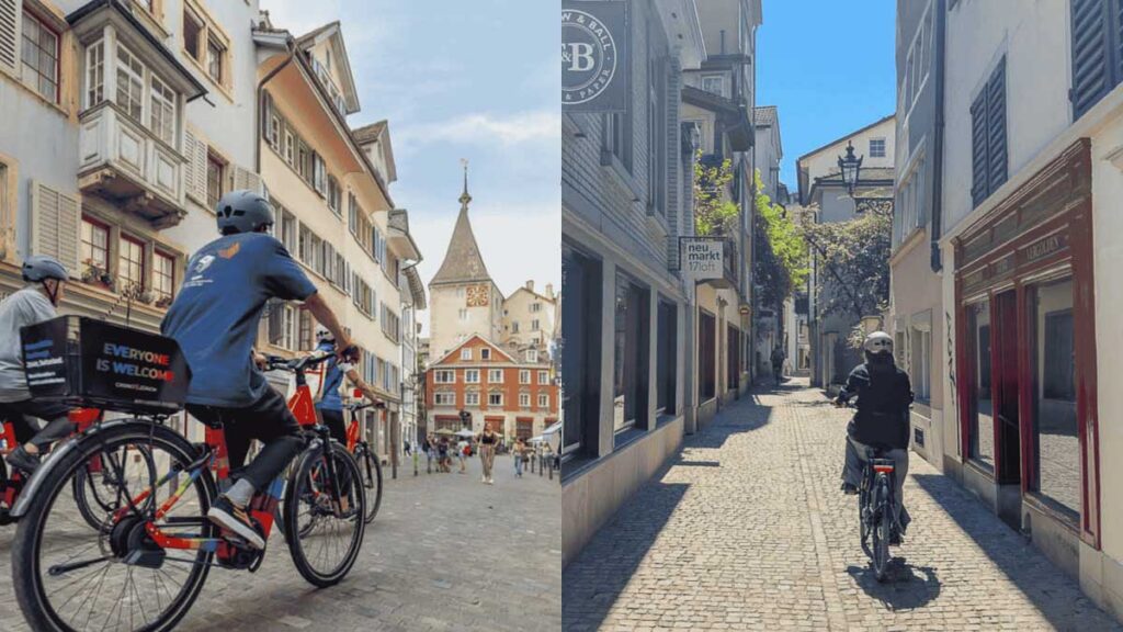 E-biking tour VS DIY - Zurich bike tour
