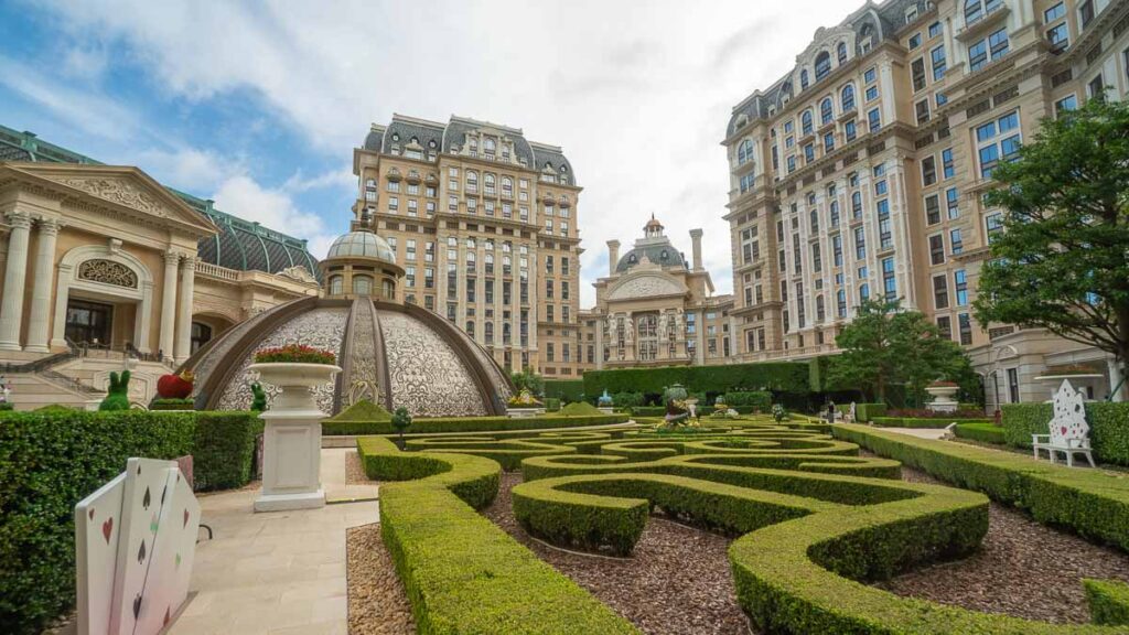 Grand Lisboa Palace Resort Jardim Secreto Landscape - Macao Solo Itinerary