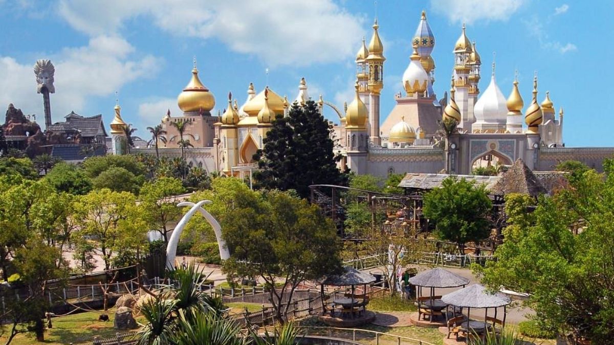 Leofoo Village Theme Park Drone Shot - Family-Friendly Things to Do in Taiwan