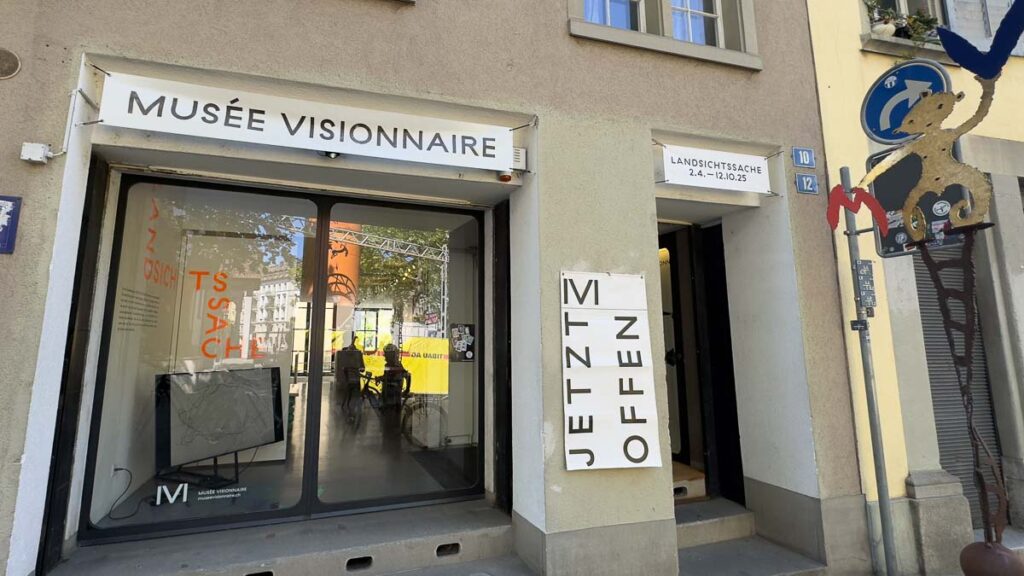 Entrance to musee visionnaire - things to do in Zurich