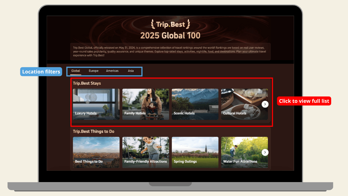 Trip.Best - Desktop Homepage