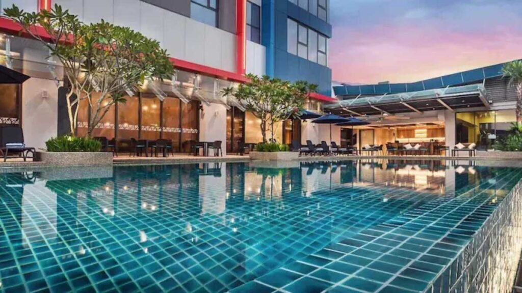 Open air swimming pool at Sunway Hotel