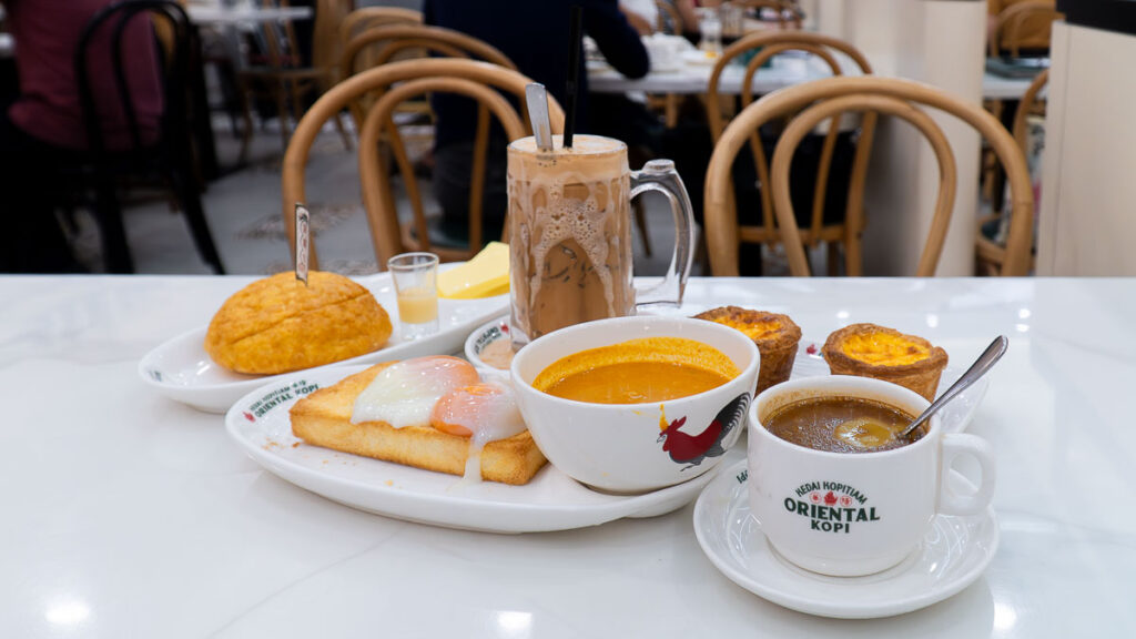 Breakfast Spread at Oriental Kopi