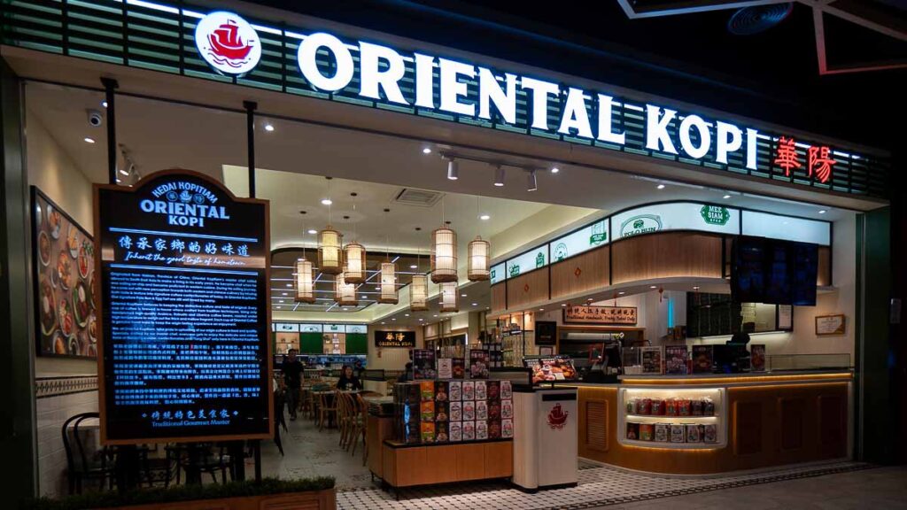 Storefront of Oriental Kopi