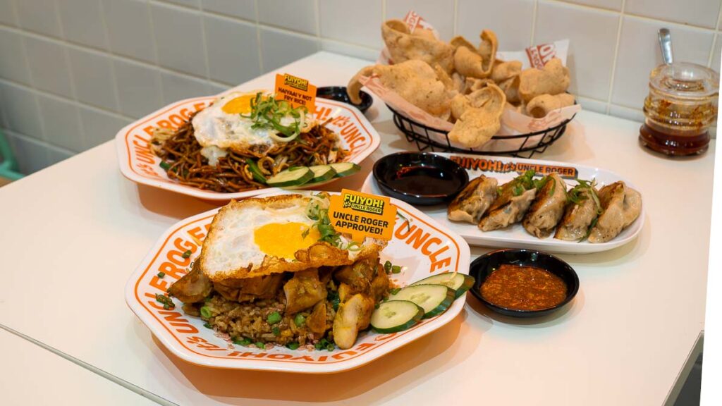 Uncle Roger Fried RIce with other dishes