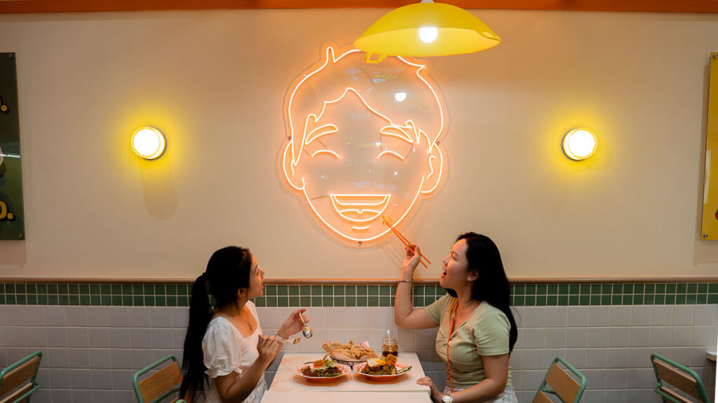 LED Sign of Uncle Roger's Face