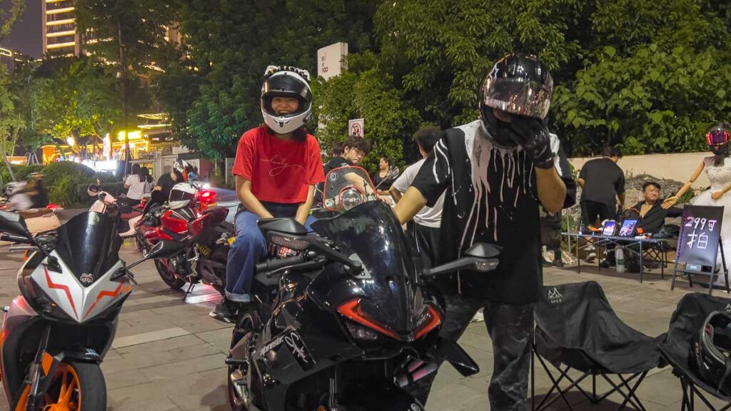 Girl on Motorbike in Chongqing - Things to do in Chongqing