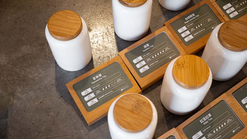 Selection of Tea and their description, including aroma, origin and function, at Craftea Mount Austin