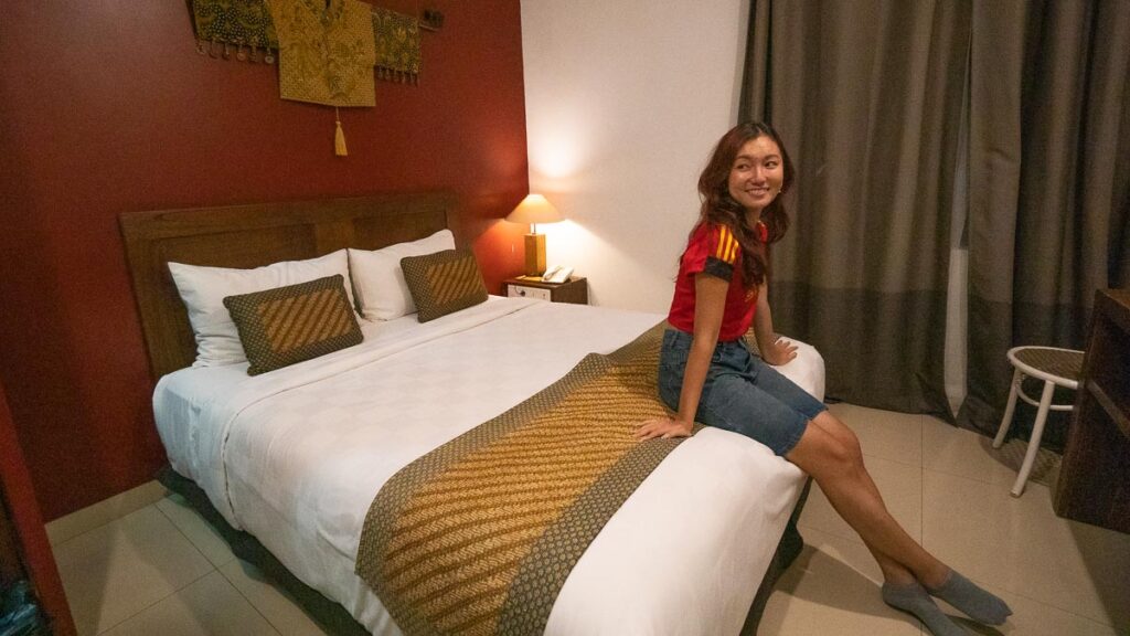 Girl at Hotel Puriartha Ubud - Where to Stay in Bali