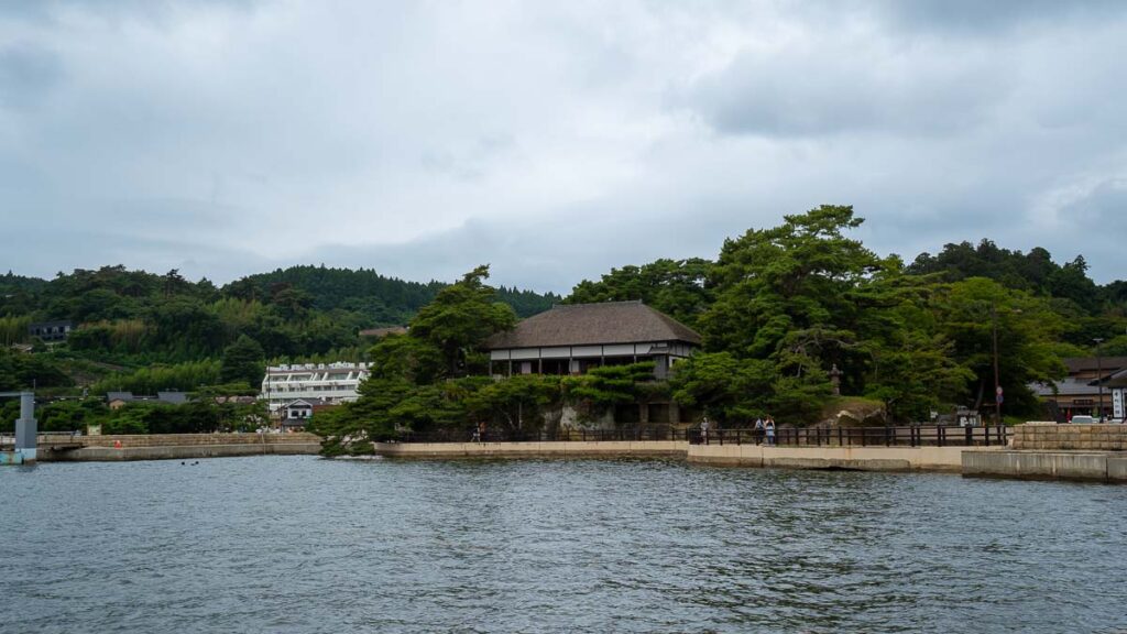 karentei Teahouse from matsushima Bay, Miyagi Japan - Tohoku Summertime itinerary