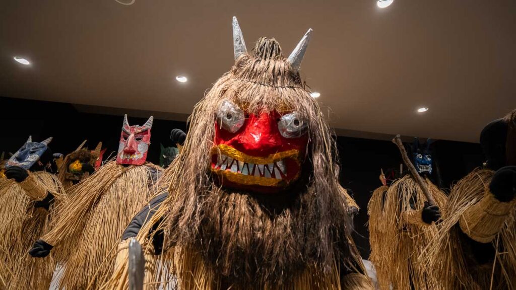 Namahage Mask, Namahage Museum, Oga peninsula, Akita Japan - Tohoku Summer Itinerary